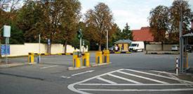 Parken in Schwetzingen am alten Messplatz