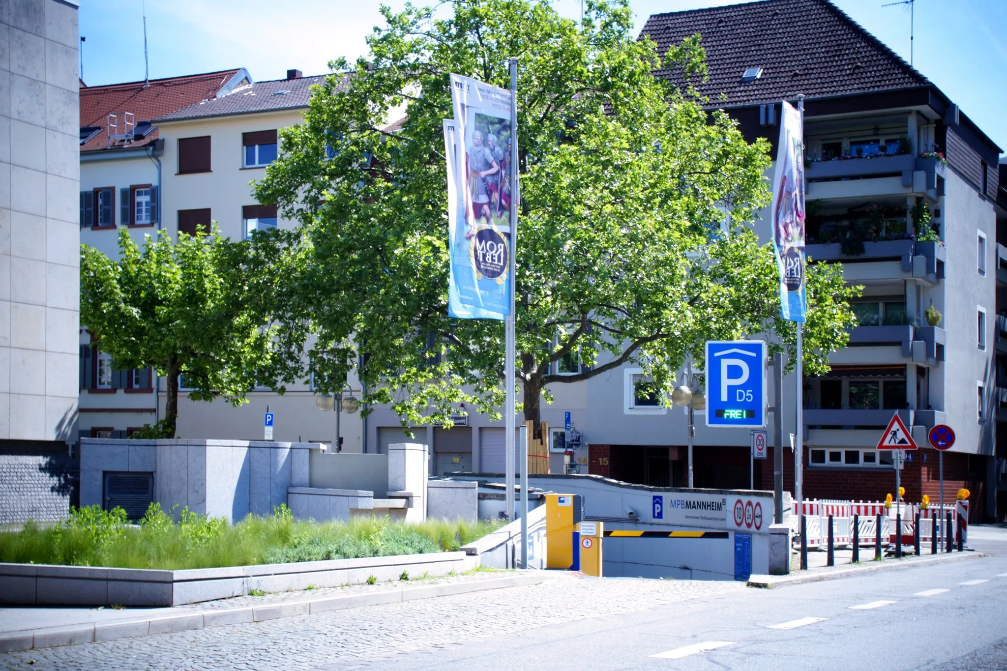 D5 Reiss-Engelhorn-Museen, Tiefgarage